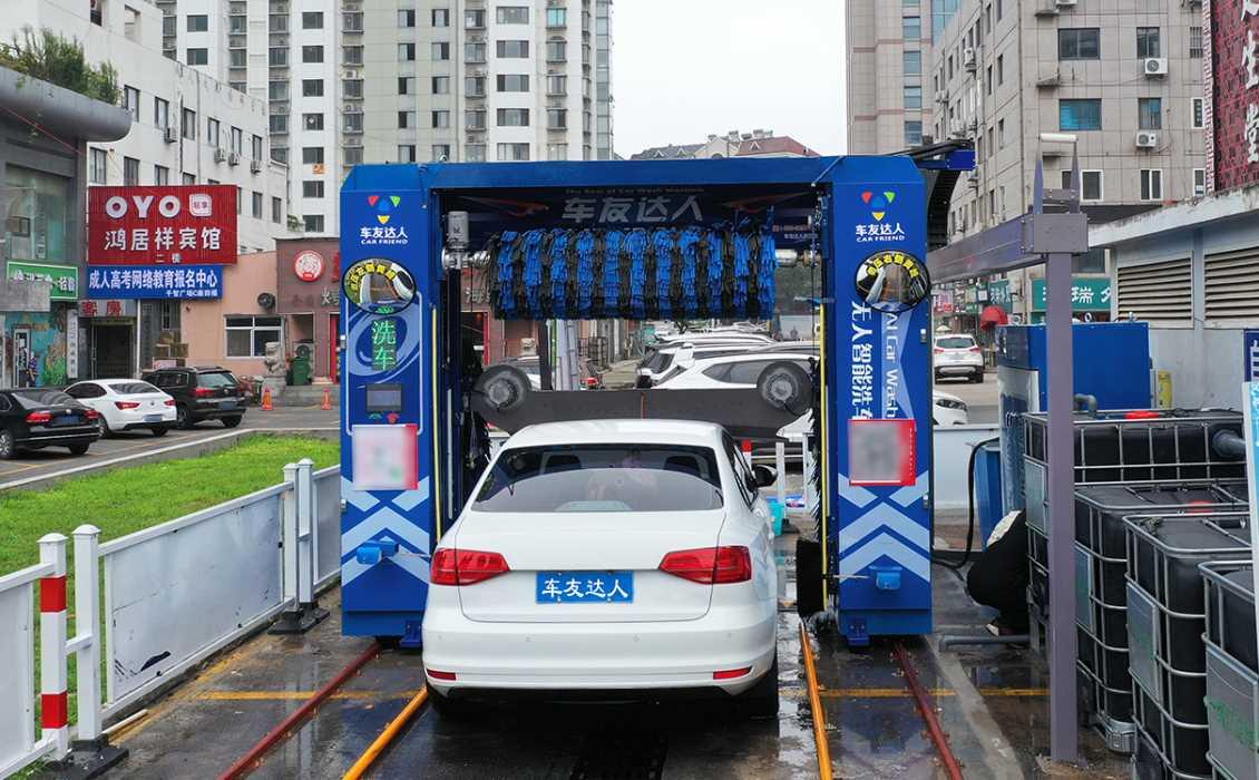 山東停車場(chǎng)洗車機(jī)案例